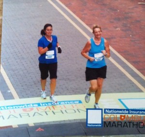 My marathon finish